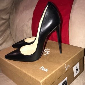 Black Leather So Kate Louboutin 120mm pumps - 7.5